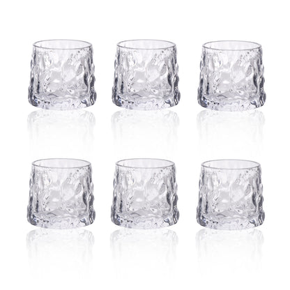 Wassergläser Gläser Trinkgläser, 6er Set, Whiskyglas eisgekühlt - 150ml