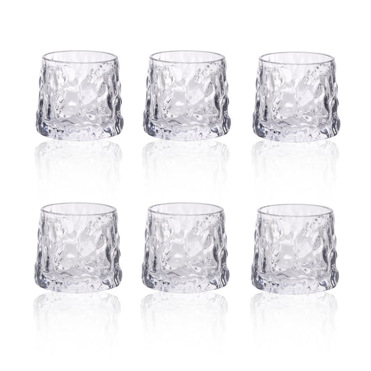Wassergläser Gläser Trinkgläser, 6er Set, Whiskyglas eisgekühlt - 150ml