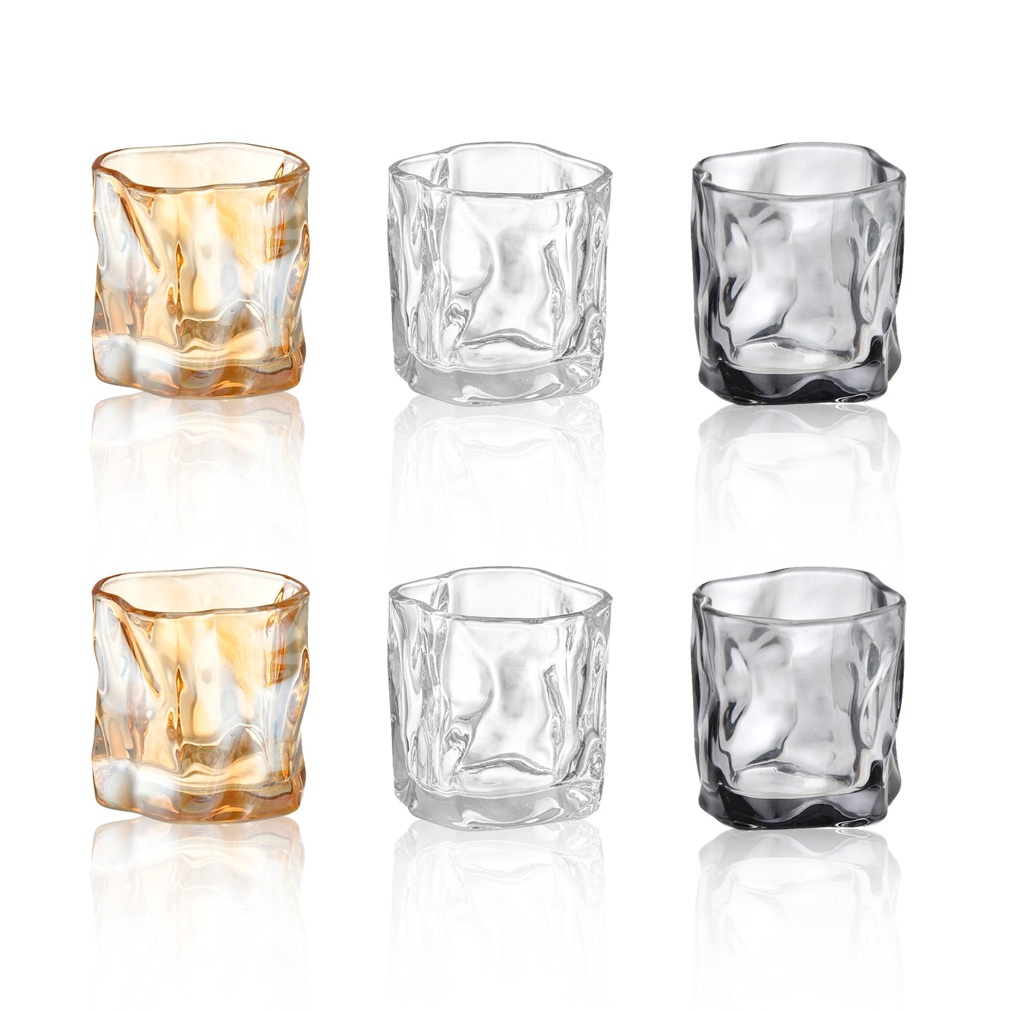 Wassergläser Gläser Trinkgläser, 6er Set, aus Glas-230ML