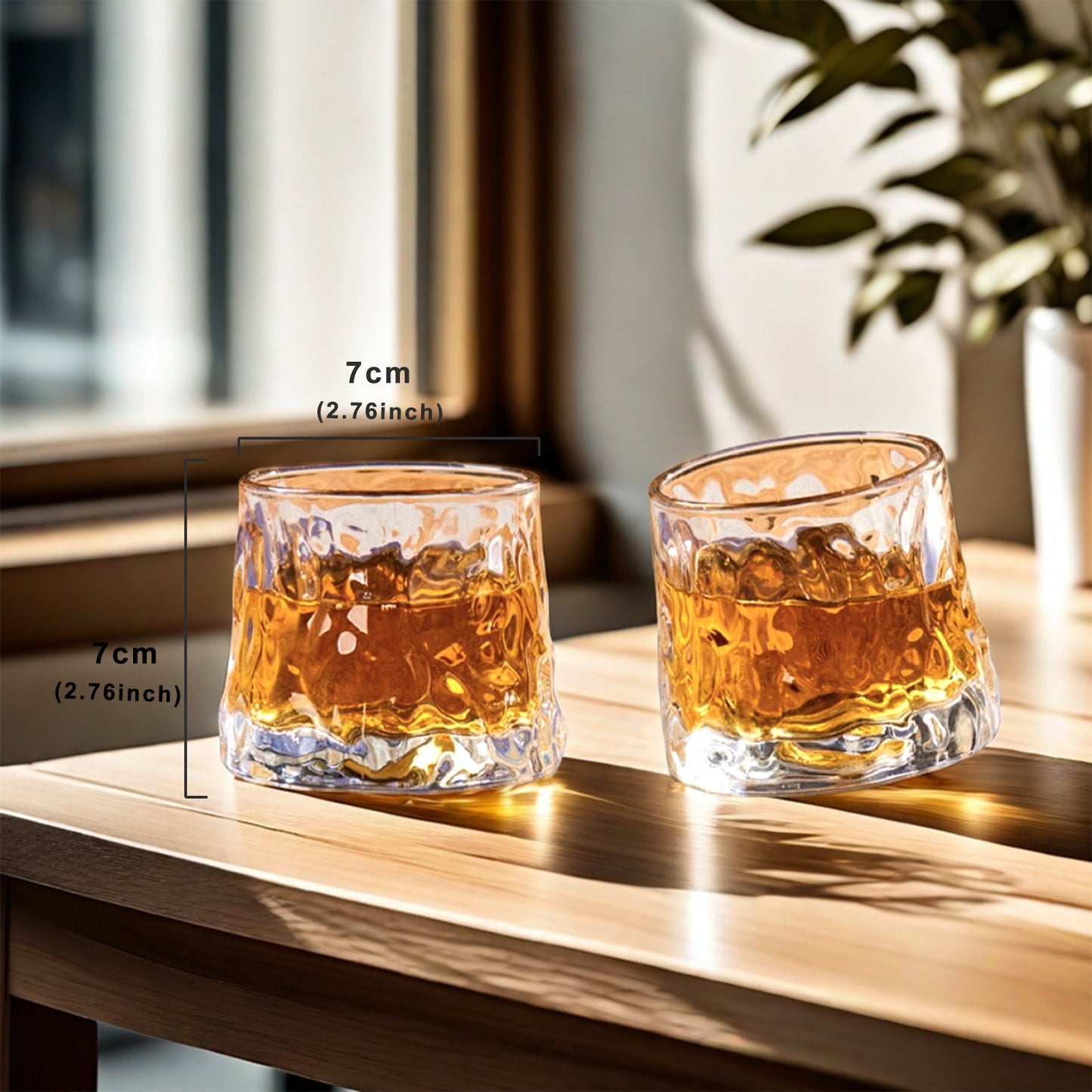 Wassergläser Gläser Trinkgläser, 6er Set, Whiskyglas eisgekühlt - 150ml