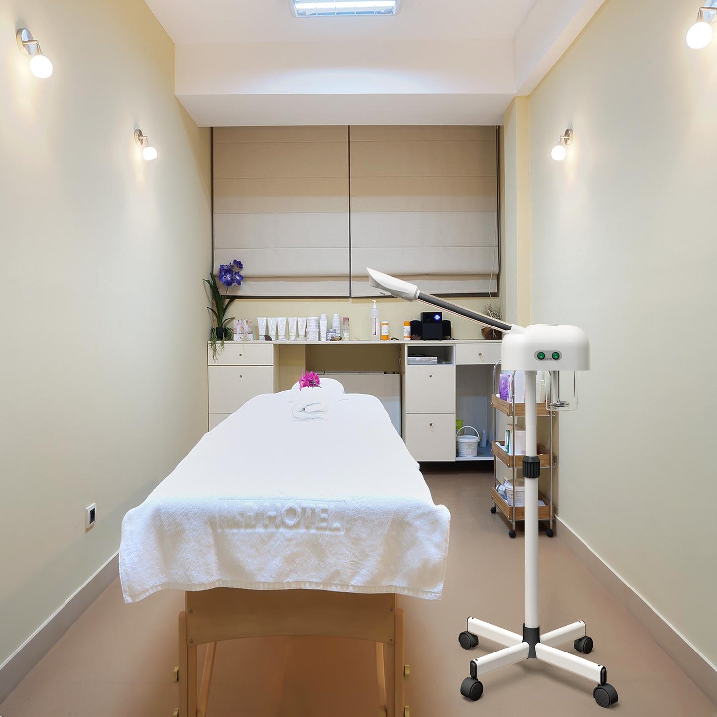 Gesichtsdampfer, Luftbefeuchter, Mitesser entfernen, Hautalterung ermäßigen